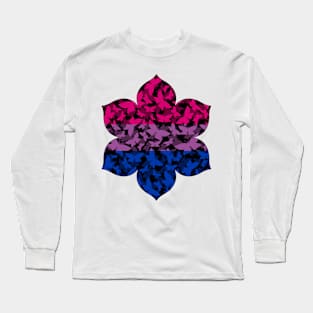 Veil of Butterflies, Pride Series - Bisexual Long Sleeve T-Shirt